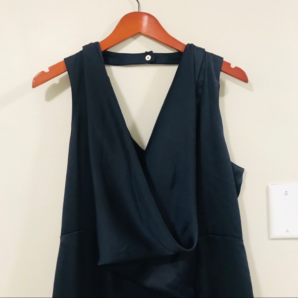 Nwt Asos Size 12 Drape Front Open Back Dress - image 4